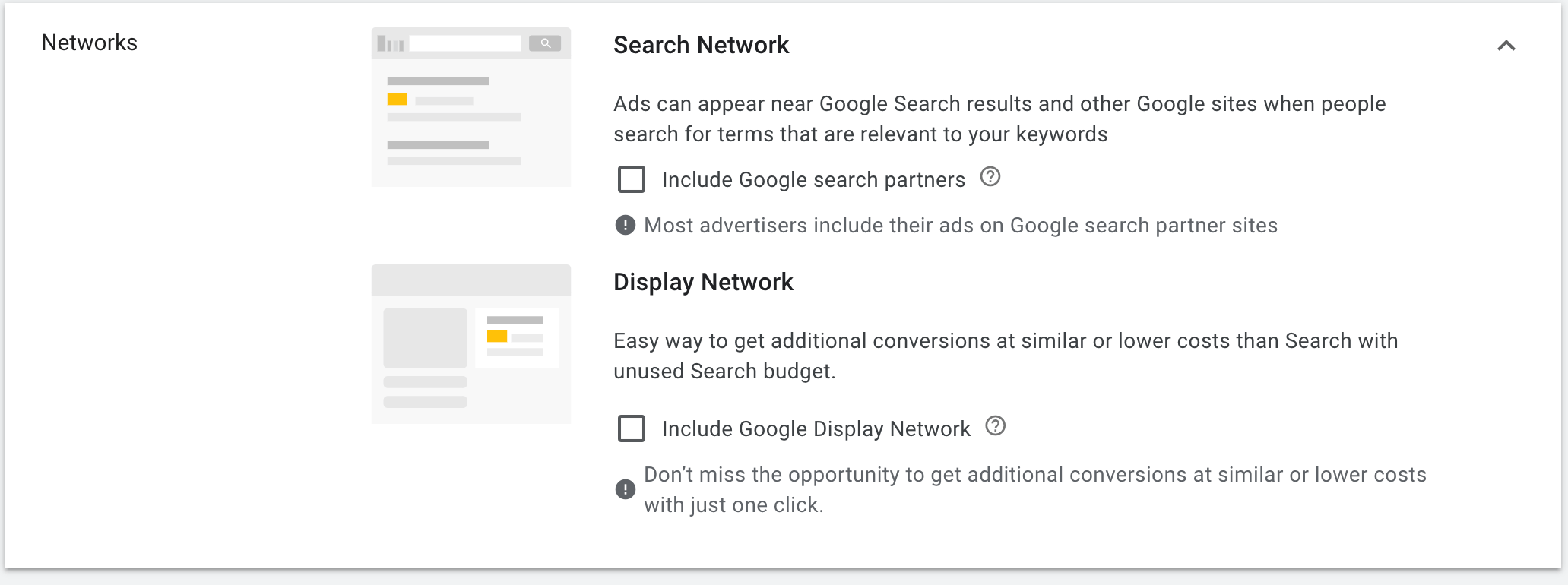 select a network